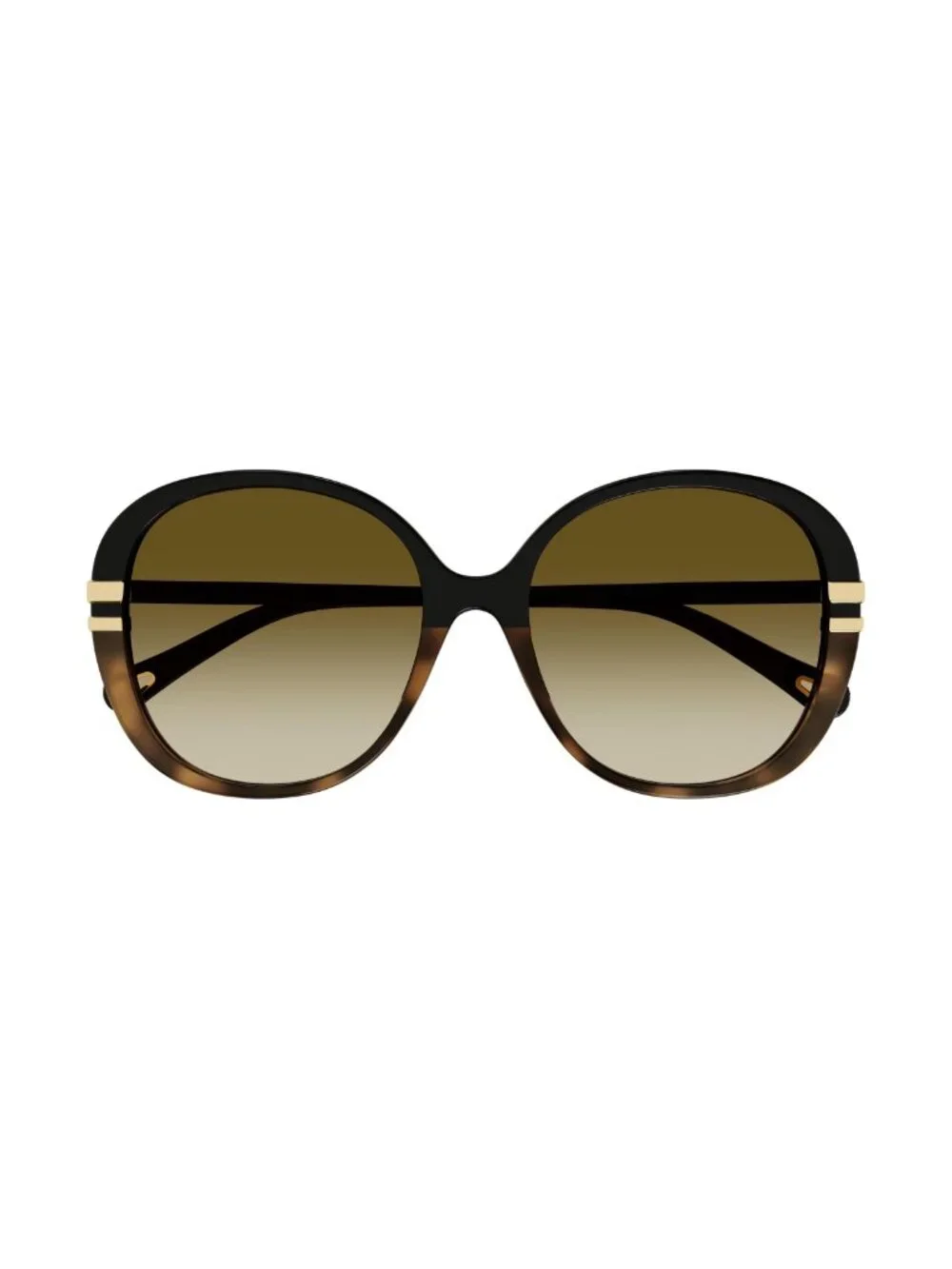New Chloé Women's Sunglasses Black Square Brown Lens Acetate Frame CH0207SK 003